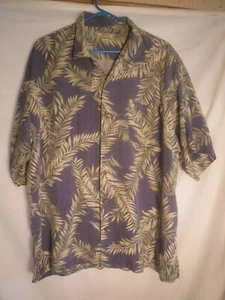  Camisa hawaiana Tommy Bahama 100 % seda abotonada para hombre talla XL - Imagen 1 de 4