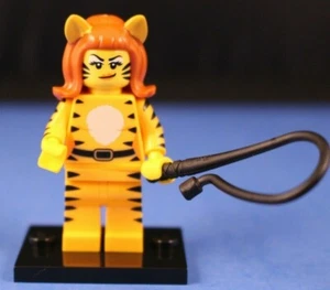 LEGO® Collectible Minifigures™ Series 14 TIGER WOMAN col14-9 +Accessories - Picture 1 of 6