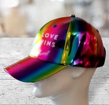 Smirnoff Iridescent Metallic Rainbow Love Wins Cap Smirnoff Co. NY Hat