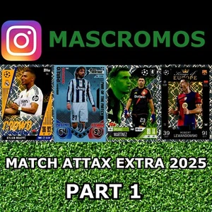 TOPPS MATCH ATTAX EXTRA 2025 FROM 181 TO 297 - PART 1 - Picture 1 of 118