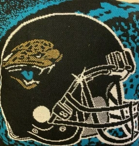 ALMOHADA DE TAPIZ JACKSONVILLE JAGUAR DE LA NFL - Imagen 1 de 3