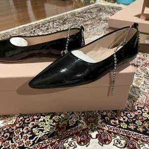 Miu Miu Calzature Donna Naplak Tech5 Black/Nero EU35 - Picture 1 of 8