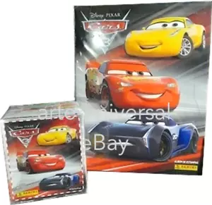 ALBUM + SEALED BOX (50 packs 250 stickers) - CARS 3 Pixar Disney 2017 Panini - Picture 1 of 3