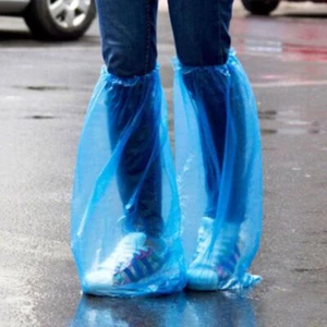 Good Quality Disposable Protector Plastic Anti-Slip Rain Shoe Covers Waterproof - Picture 1 of 7
