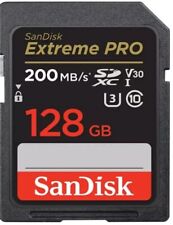 SanDisk 128GB  Extreme  SDXC UHS-I V30 4K U3 Class 10 SD Card