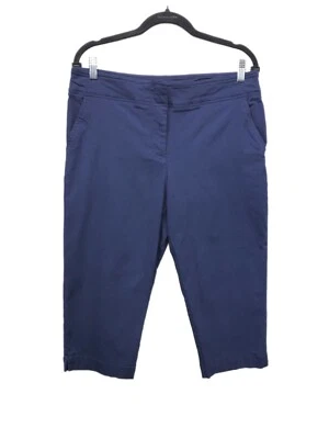 Pantalones capri de golf IZOD azul marino ropa deportiva para mujer talla 12 pantalones ligeros Foto 1 de 4