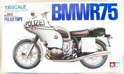 TAMIYA 1/6 BMW R75/5 POLICE TYPE BIG SCALE SERIES NO.6 VERY RARE made in JAPAN - Image 1 of 4