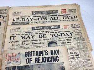 Original WW2 Newspapers mostly May 1942 . - Picture 1 of 8