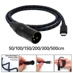 Type C to XLR Cable 3 Pin HiFi Sound Quality High Shielding and Play Sturdy - Picture 1 of 43