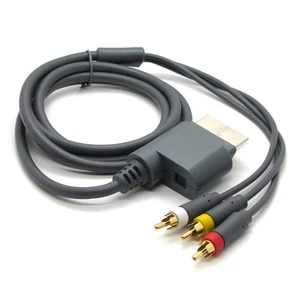 OFFICIAL GENUINE Microsoft Xbox  360 AV CABLE RCA COMPOSITE / COMPONENT TV LEAD - Picture 1 of 4
