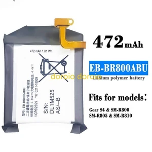 Batterie montre neuve 472mAh EB-BR800ABU pour Samsung Gear S4 SM-R800 SM-R805 SM-R810 - Photo 1 sur 5