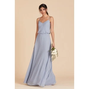 NWT Birdy Grey Dusty Blue Bridesmaid Dress Sz M Wedding Guest Formal Gwennie - Picture 1 of 7
