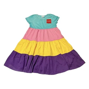 NWT Hanna Andersson Tiered Dress Size 8 *READ* - Picture 1 of 7