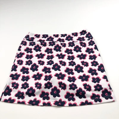 Golftini MED (Fits 29W) Golf Tennis Lined Skirt Skort 4" Shorts Floral Print - Image 1 of 4