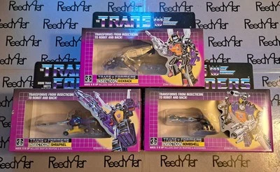 USA Transformers G1 Reissue Insecticons BOMBSHELL SHRAPNEL KICKBACK Set 3 Robots - Image 1 of 4