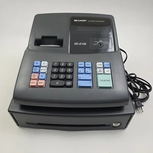 Registratore di cassa elettronico Sharp XE-A106 - USATO - NO chiave - Foto 1 di 11