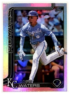 2025 Topps Foil Drew Waters Kansas City Royals #546 - Picture 1 of 2
