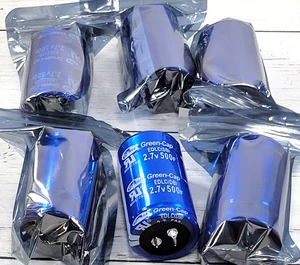 SUPER CONDENSADOR RECTIFICADOR AUTOMOTRIZ 2.7V 500F 60x35mm - 6 PK - Imagen 1 de 3