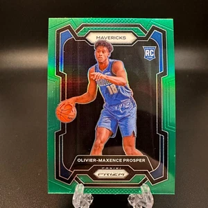 2023-24 Panini Prizm Olivier-Maxence Prosper Green Prizm RC 146 Dallas Mavericks - Picture 1 of 2