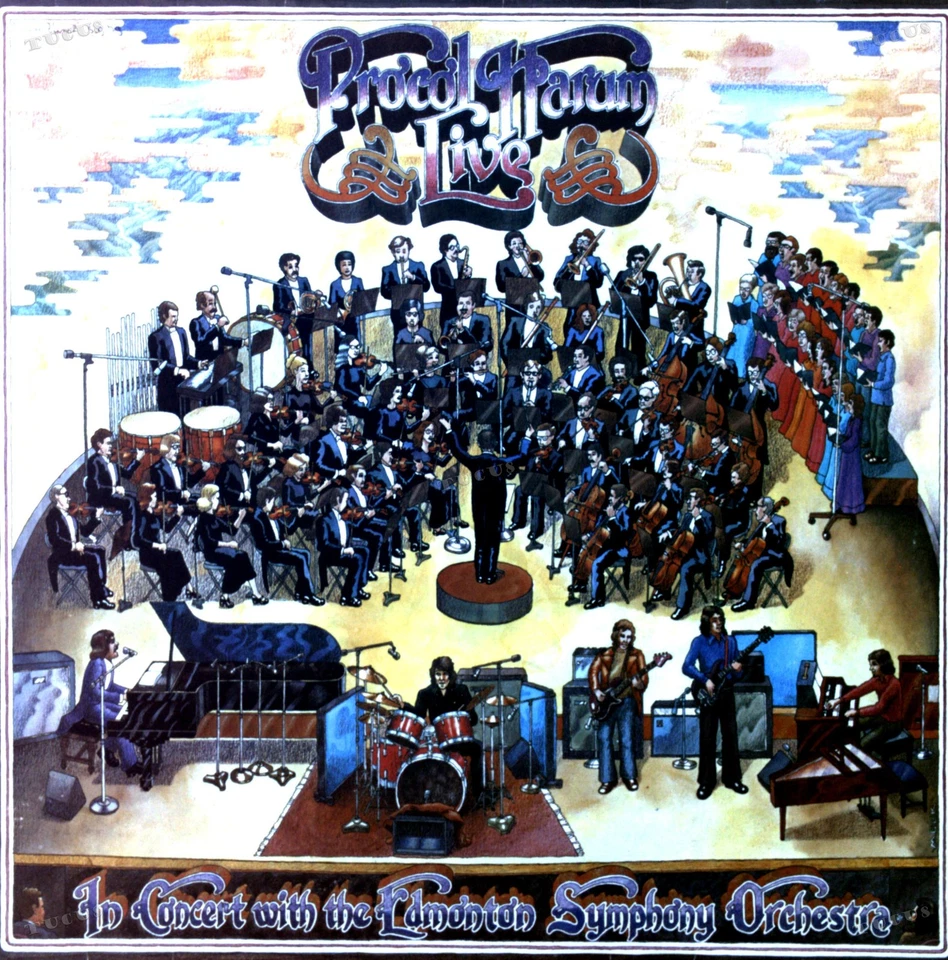 Procol Harum - Live In Concert With The Edmonton Symphony Orchestra LP .* - Image 1 of 1