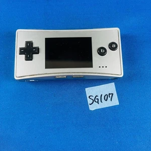 ◇SG107 Nintendo Gameboy Micro Konsole Silber Japanisch Gebraucht Getestet Funktioniert - Bild 1 von 5