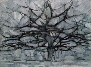 Piet Mondrian The Gray Tree 1911 17"x 22" Archival Art Print - Picture 1 of 1