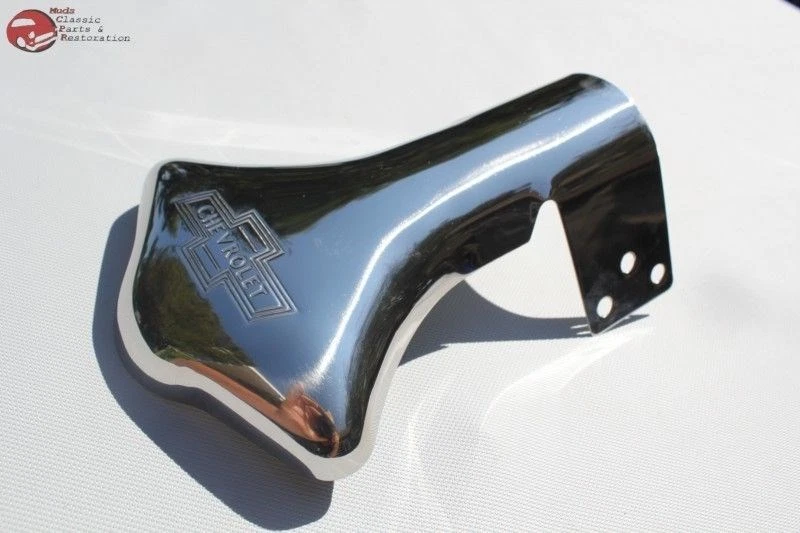 Chevy Script Pajarita Logo Silenciador Personalizado Tubo Trasero Escape Deflector Punta Protectora Foto 1 de 1