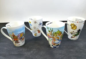 Set of 4 Paul Cardew Alice In Wonderland Mugs Large Tall 4 1/2" high 15 oz Cool - Picture 1 of 23