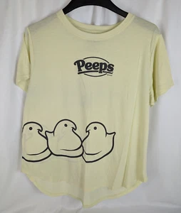 Peeps Shirt 3XL Yellow Marshmallow Logo Soft Thin Easter Holiday - Picture 1 of 10