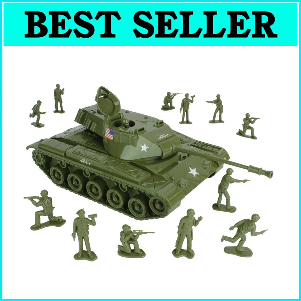 Tanque Bulldog Tim Mee Walker de 14 pulgadas con soldados tácticos - Juego imaginativo Foto 1 de 4