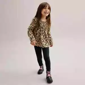 Toddler Girls' 2-Piece Animal Print Top & Legging Set 2T-5T - Picture 1 of 11