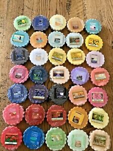 YANKEE CANDLE WAX TARTS Melts USA Daffodil WILDFLOWER BLOOMS Spring SUMMER Mixed