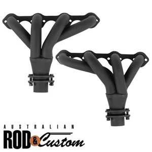 Ford Windsor Block Hugger Exhaust Headers Black Hot Rod Falcon 289 302 351ci - Bild 1 von 10