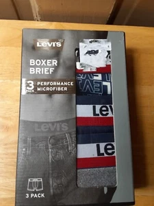 Levi's Men's (3 Pair) Boxer Briefs Size XL (40-42) NEW WITH TAGS - Picture 1 of 2