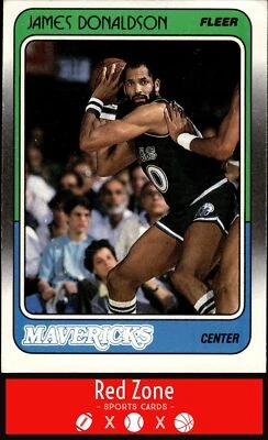 1988-89 Fleer - #29 James Donaldson EX+ NM - Image 1 of 2