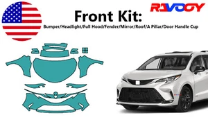 For Toyota Sienna XSE 2021-2025 Front Paint Protection Film PreCut Kit PPF - Picture 1 of 7