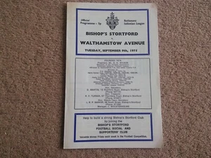 Bishop's Stortford v Walthamstow Avenue - Isthmian League - 1975/76. - Picture 1 of 2