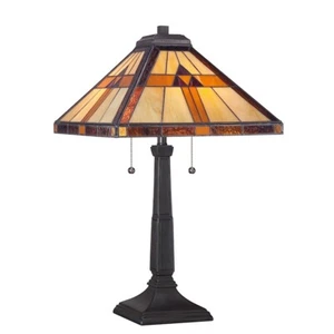 Quoizel 2 Light Bryant Tiffany Table Lamp - TF1427T - Picture 1 of 1