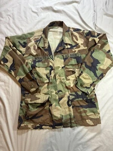 US Marines Coat Woodland Camo Field Combat Hot Weather Military Medium Regular - Picture 1 of 8
