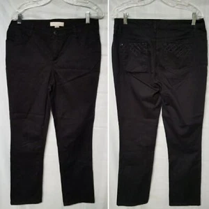 Laura Ashley Black Bling Pocket Trousers - Picture 1 of 8