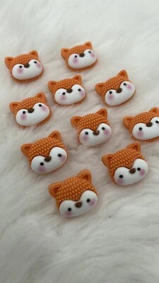 Kids Baby Resin Fox  Cartoon Shank Sewing Buttons, Craft Supply, Sewing Supply - Bild 1 von 4