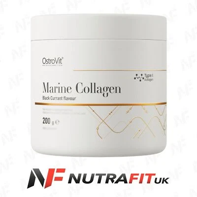 OSTROVIT MARINE COLLAGEN type I skin hair joints support flavoured powder 200g