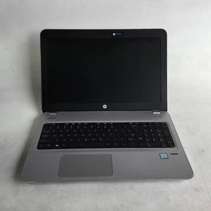 HP ProBook 450 G4 Laptop 15.6" i5-7200U 8GBRAM 256GBSSD USB-C HDMI Win11 Silver - Picture 1 of 7