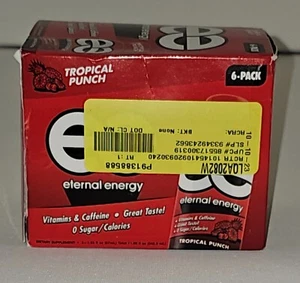 ee Eternal Energy Shot, Tropical Punch, 1.93 fl oz, 6 count , Free Shipping - Picture 1 of 2