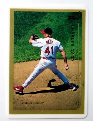 Tarjeta de béisbol 1999 Topps Charles Nagy porcelana R&N China Cleveland Indians 389 Foto 1 de 3