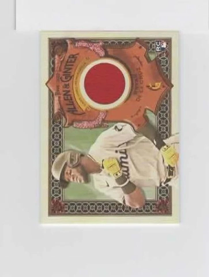 2022 Topps Allen and Ginter Full-Size Relic Bryan De La Cruz RC Jersey Marlins  - Image 1 of 2
