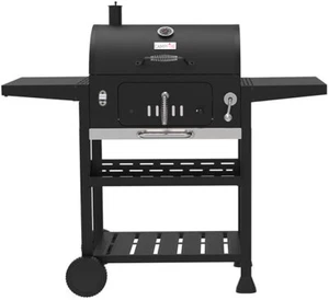 Outdoor XL Smoker Barbecue Charcoal Portable BBQ Grill Camping Garden - Picture 1 of 6