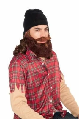 Forum Novelties Halloween Costume Wig and Beard Kit "Hunter" (NEW) - Image 1 of 3