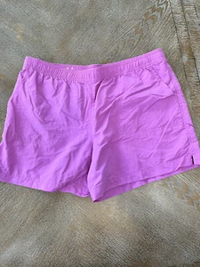 Columbia Grande Exterior Senderismo Corto Púrpura Cintura Elástica 34” Entrepierna 5” - Imagen 1 de 6