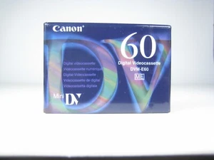 Canon Mini DV 60 Minute Digital Videocassette DVM-E60 - Picture 1 of 3